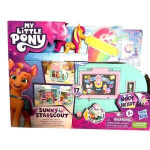 My Little Pony Sunny Starscout Smoothie Truck Playset For Kids 5+ Accessories